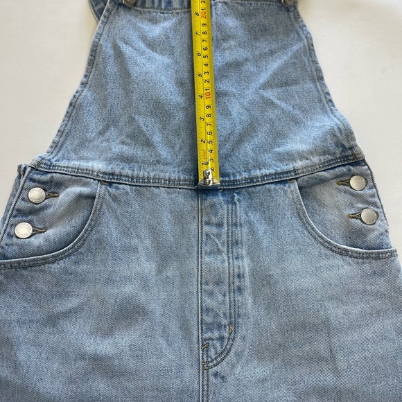 Rollas Old Mate Light Wash Denim Flare Overalls – Size 26 - Picture 12 of 16